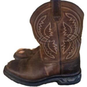 Ariat Workhog XT Coil Boots Youth 1 Brown Dirt Roads 10042412 Western Kids